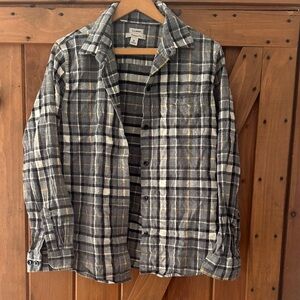 L.L. Bean Gray flannel